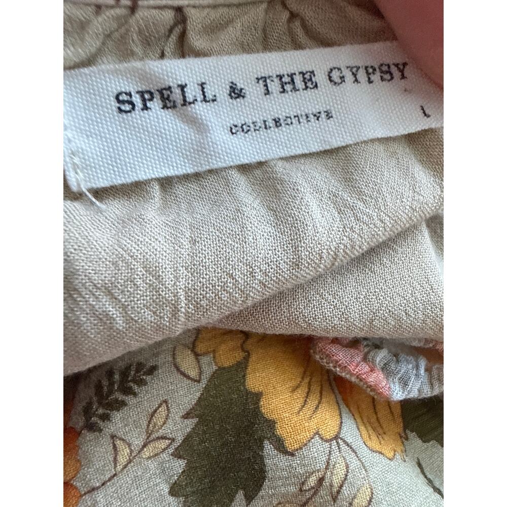 Spell & the Gypsy Seashell Romper Sand Size Large - Picture 8 of 10